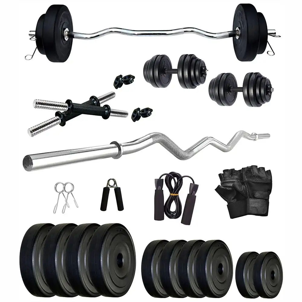 Fitmax PVC 40KG COMBO 3 WB SL Home Gym Kit