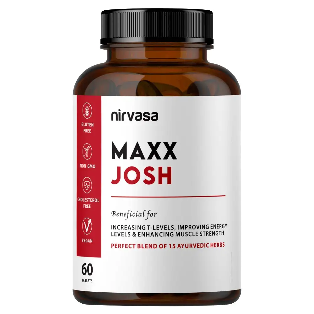 Nirvasa Maxx Josh,  60 capsules  Unflavoured