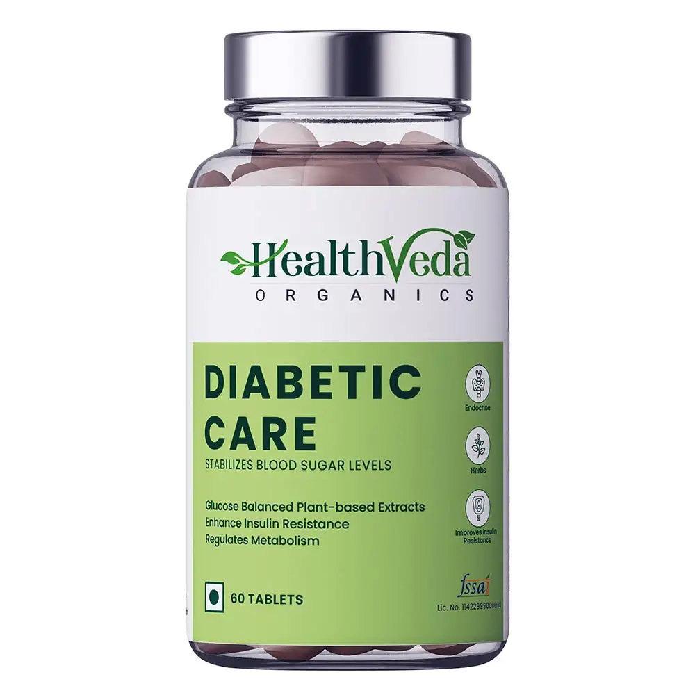 Health Veda Organics Diabetic Care,  60 tablet(s)