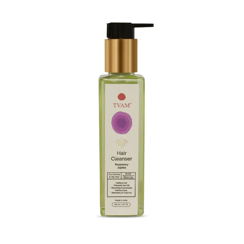 Tvam Hair Cleanser - Rosemary Jojoba - Normal & Oily Hair