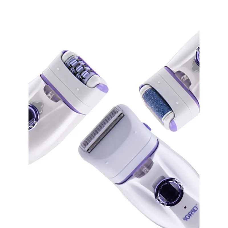 iGRiD 3 in 1 women Epilator,Shaver,Callus remover, Three Interchangeable Heads, IG-1098