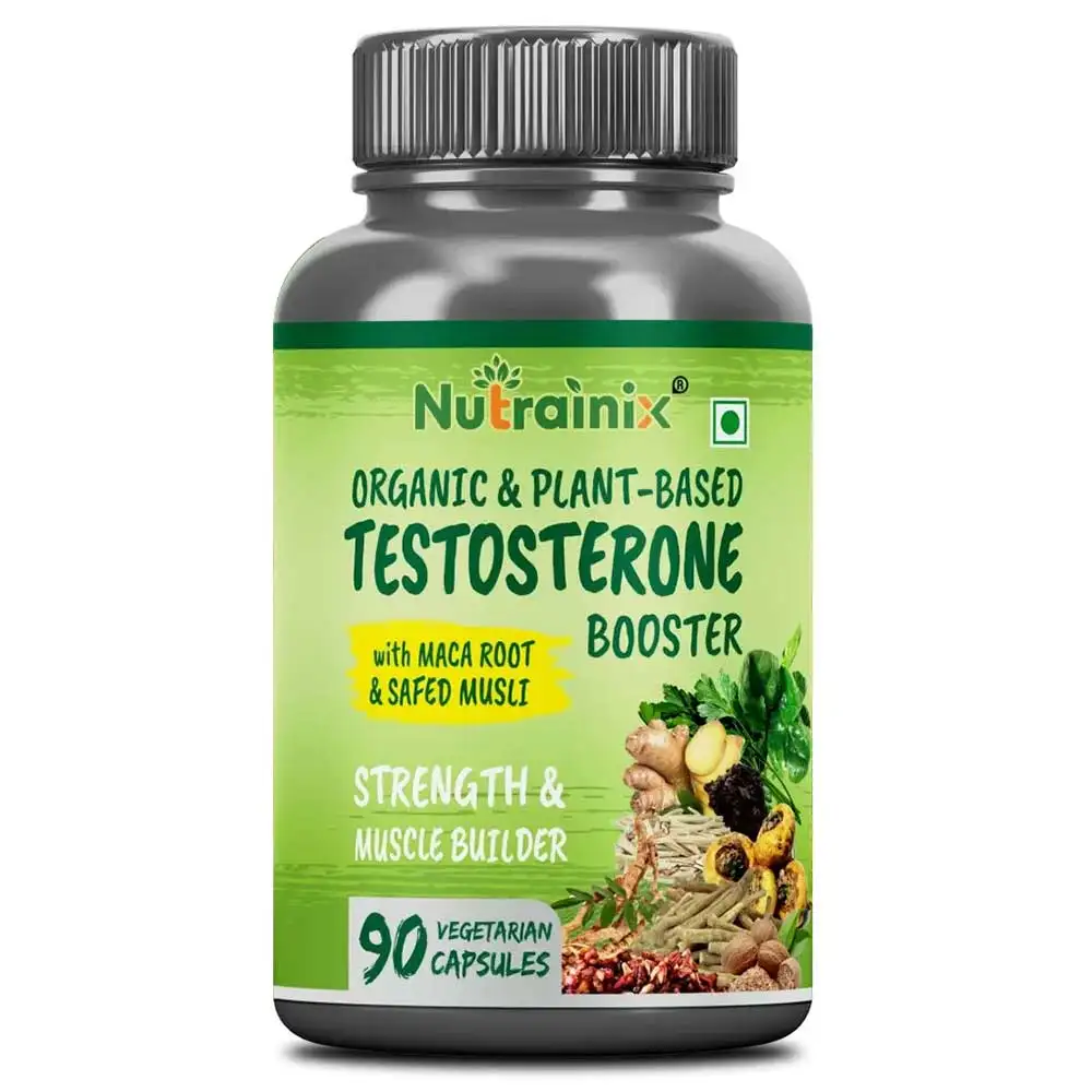 Nutrainix Organic & Plant Based Testosterone Booster,  90 veggie capsule(s)