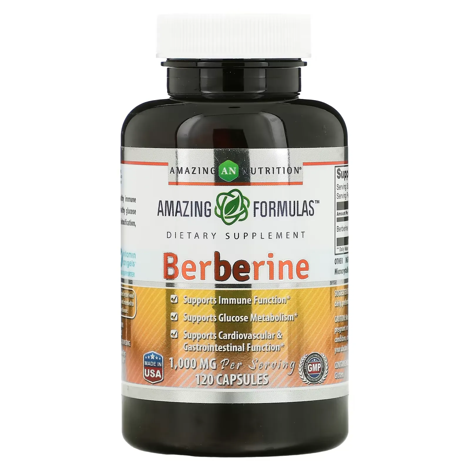 Berberine, 500 mg, 120 Capsules