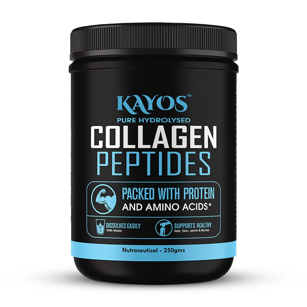 Kayos Collagen Peptides (hydrolyzed) Powder Protein Supplement