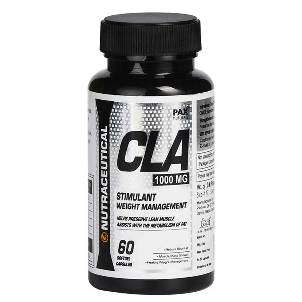 PAX Naturals CLA 1000 mg,  60 capsules