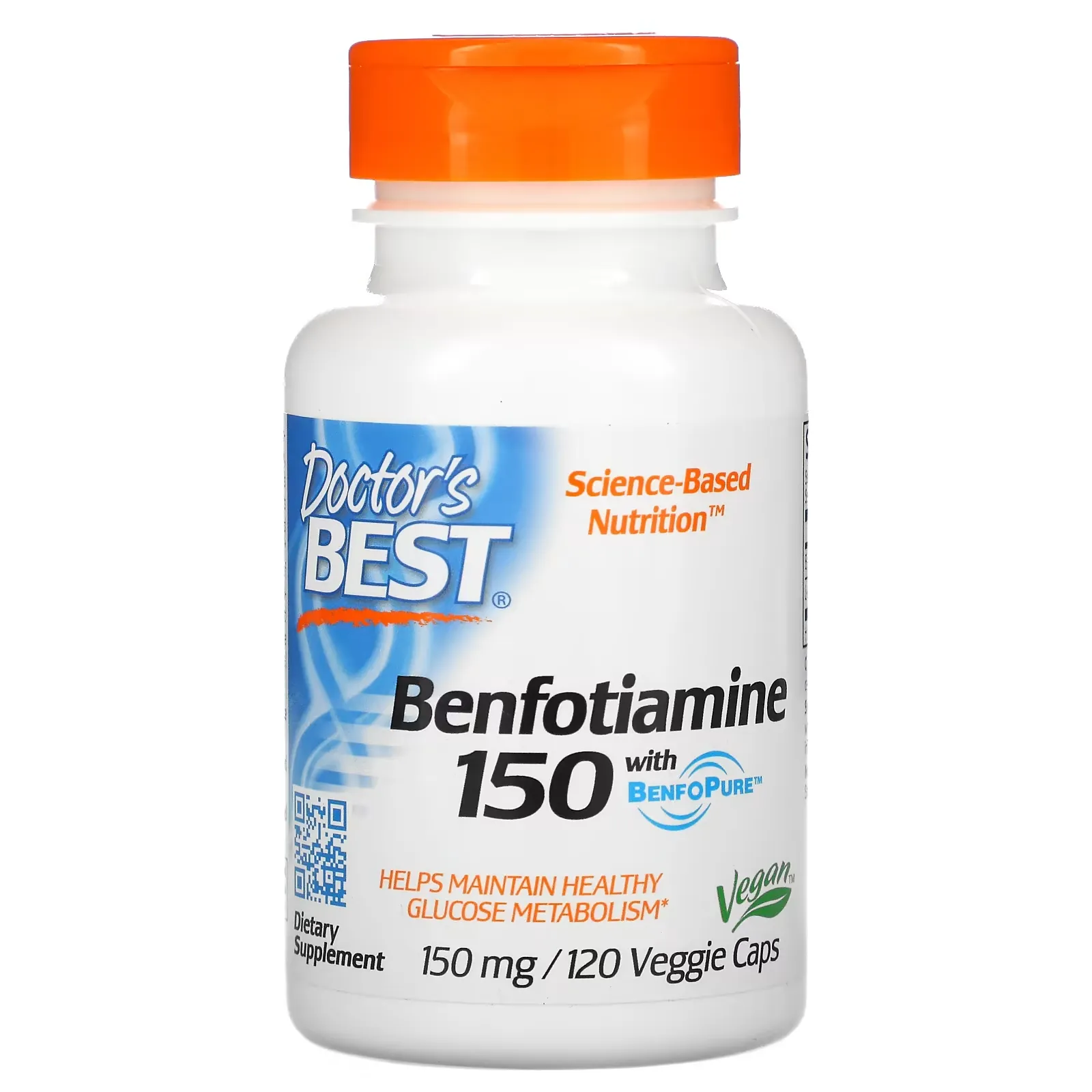 Benfotiamine 150 with BenfoPure, 150 mg, 120 Veggie Caps