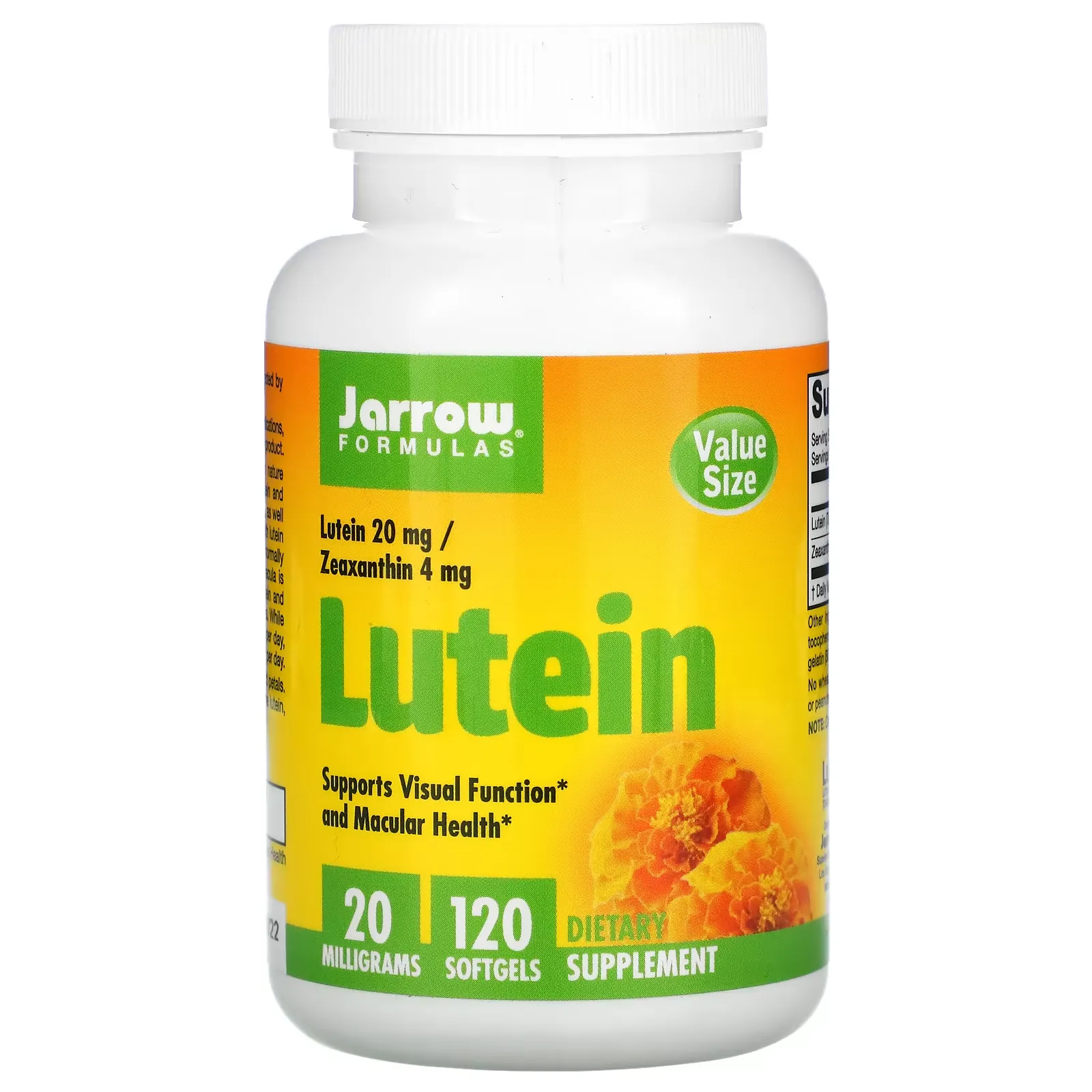 Lutein, 20 mg, 120 Softgels