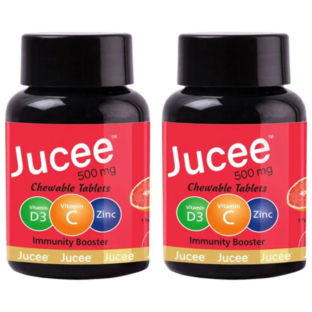 Jucee Immunity Booster,  60 chewable tablet(s)  Delicious Grapefruit (Pack of 2)