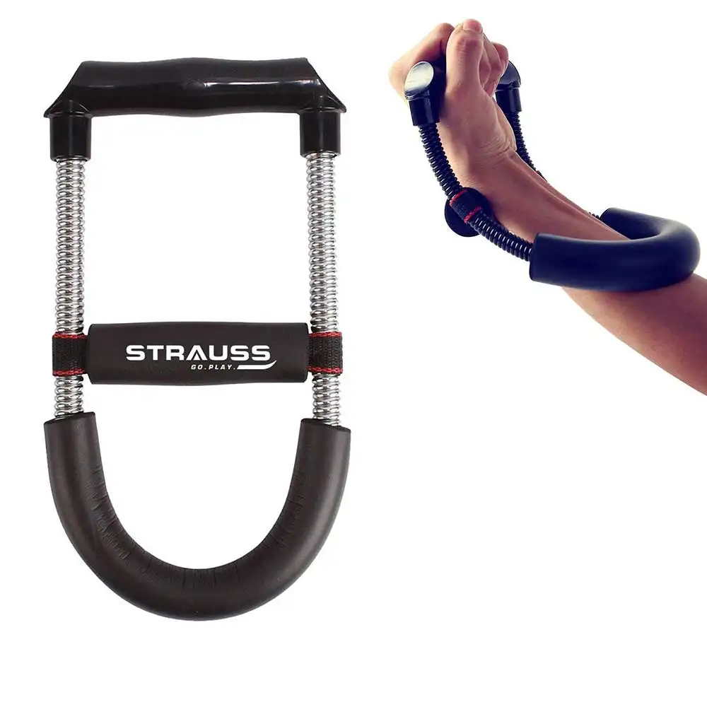 Strauss Adjustable Wrist & Forearm Strengthener,  Silver