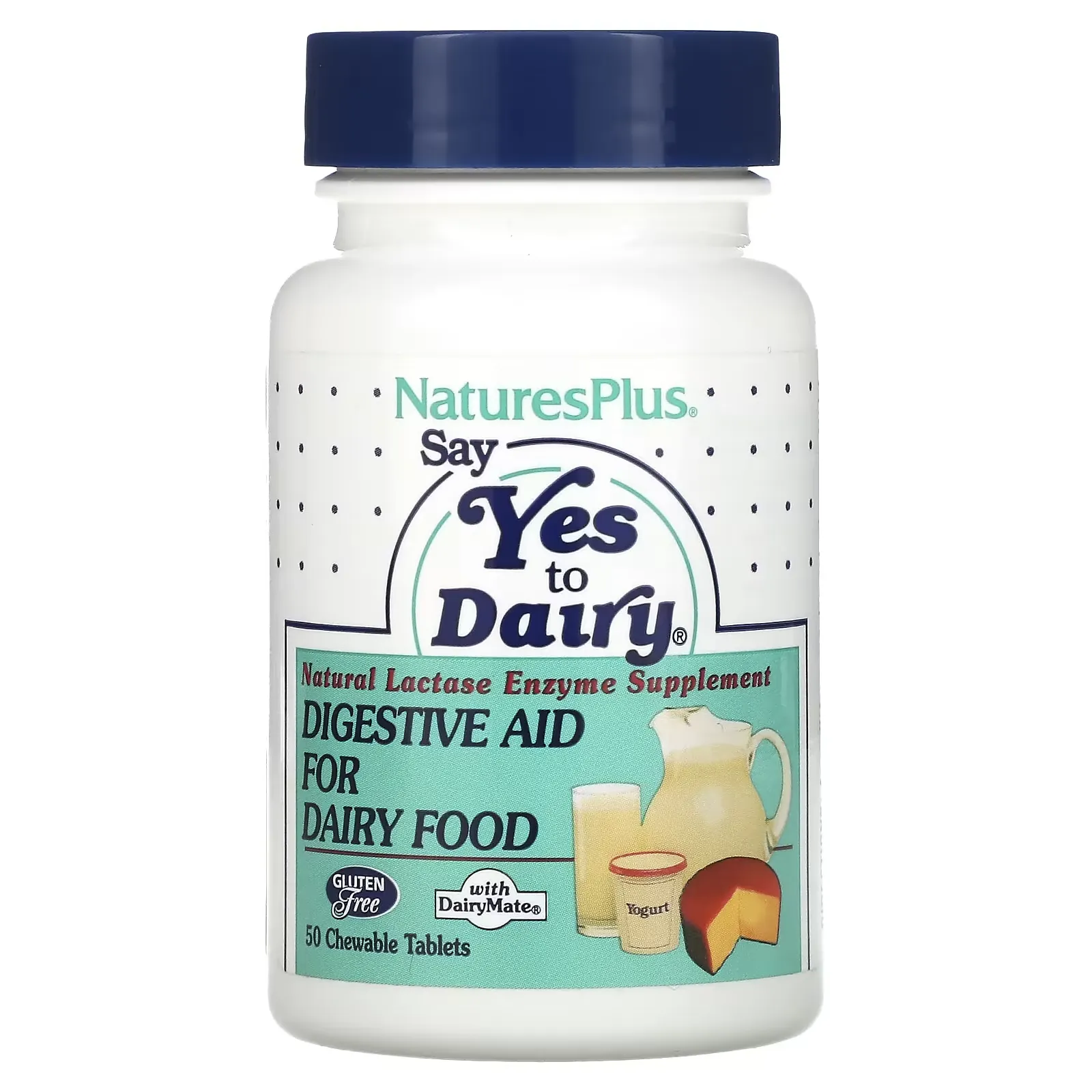 Say Yes to Dairy, Digestive Aid For Dairy Food, 50 Chewable Tablets