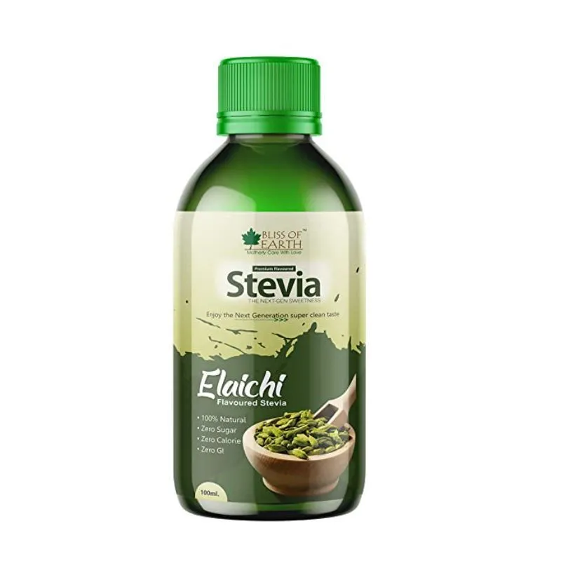 Bliss Of Earth Stevia Liquid - Elaichi Flavour