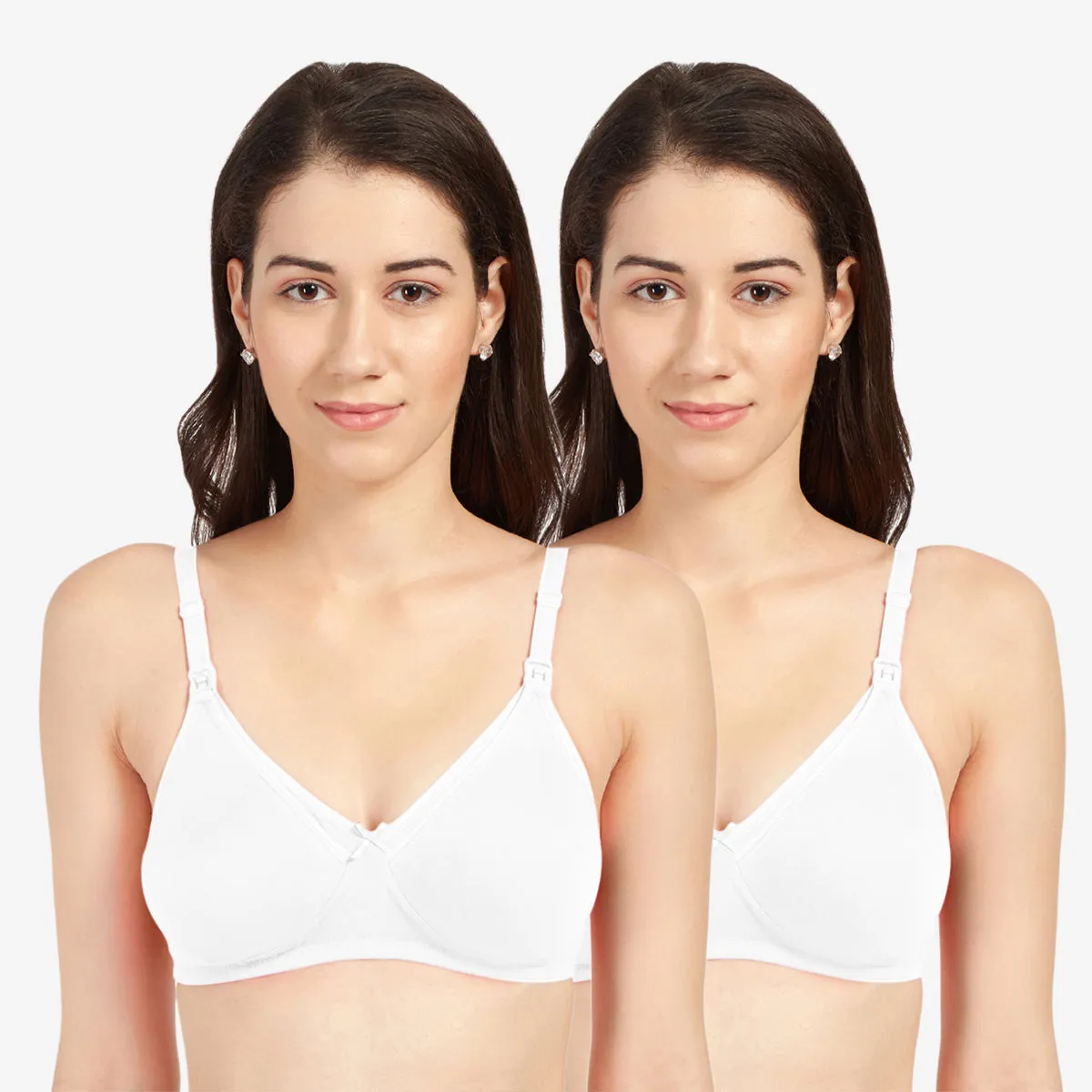 Sonari Babycare Non-Padded Maternity Bra - White (38B)