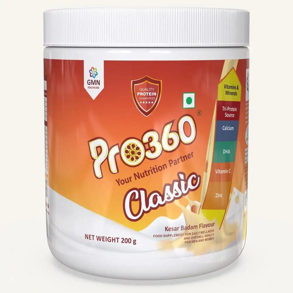 PRO360 Nutritional Beverage Mix (Classic),  0.44 lb  Kesar Badam