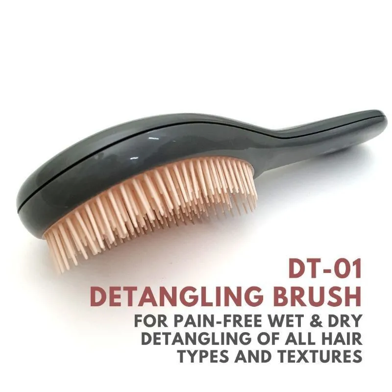 Alan Truman DT-01 Detangling Brush - Grey Pink