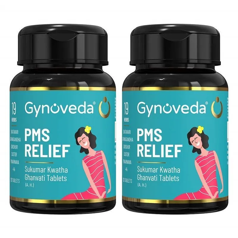 Gynoveda Pms Relief Sukumar Kwatha Ghanvati From Period Cramp, Mood Swings, Pack Of 2