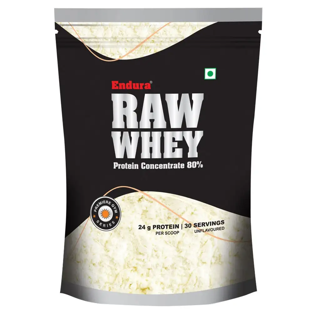 Endura Raw Whey Concentrate 80%,  2 lb  Unflavoured