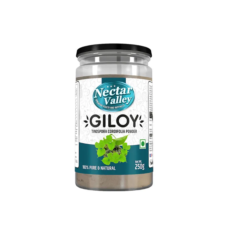 Nectar Valley Giloy Powder 100% Pure & Natural, Organically Processed Fine Quality Guduchi Powder