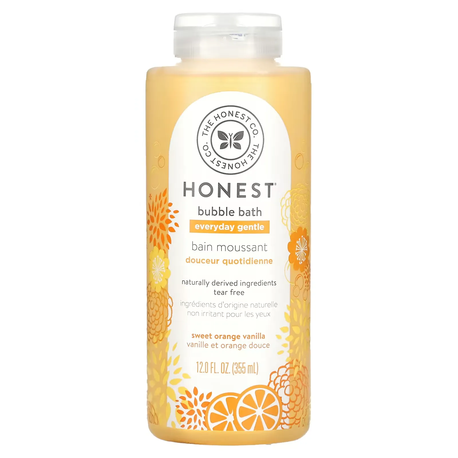 Everyday Gentle Bubble Bath, Sweet Orange Vanilla, 12 fl oz (355 ml)