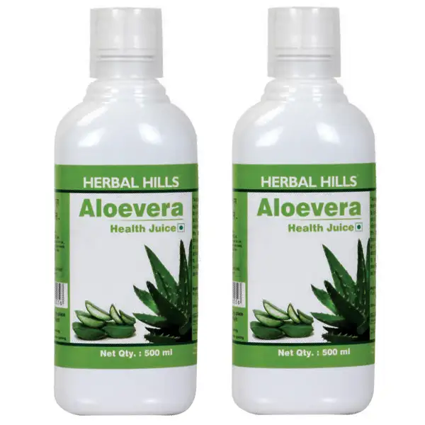 Herbal Hills Aloevera Health Juice (Combo),  0.5 L  Natural