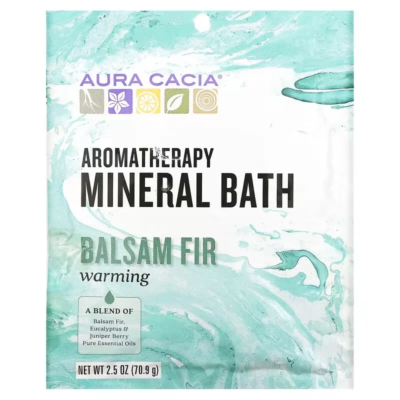 Aromatherapy Mineral Bath, Warming Balsam Fir, 2.5 oz (70.9 g)