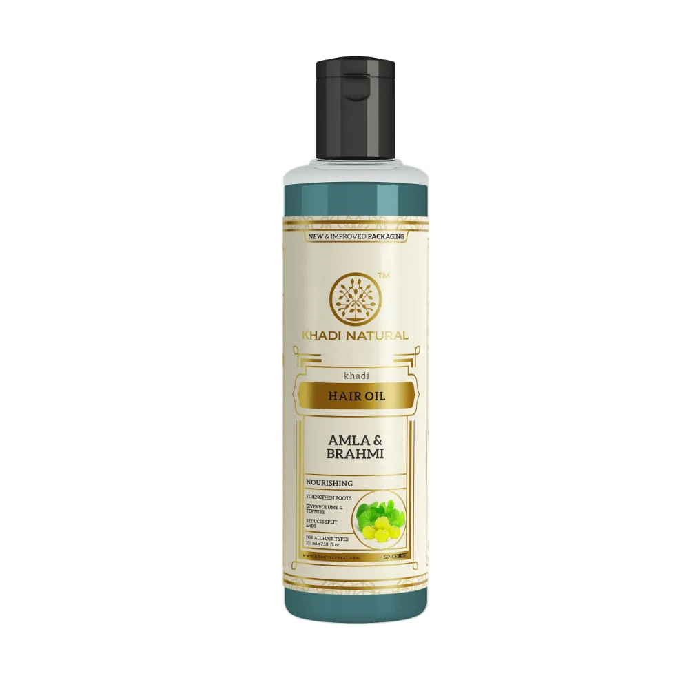 Khadi Natural Amla & Brahmi Herbal Hair Oil