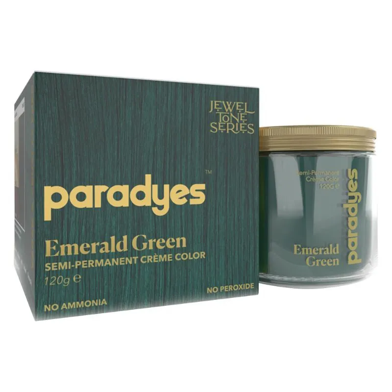 Paradyes Hair Color Jar - Emerald Green