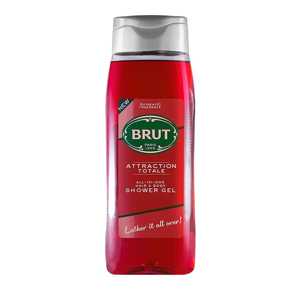 Brut Attraction Totale All - In- one Hair & Body Shower Gel