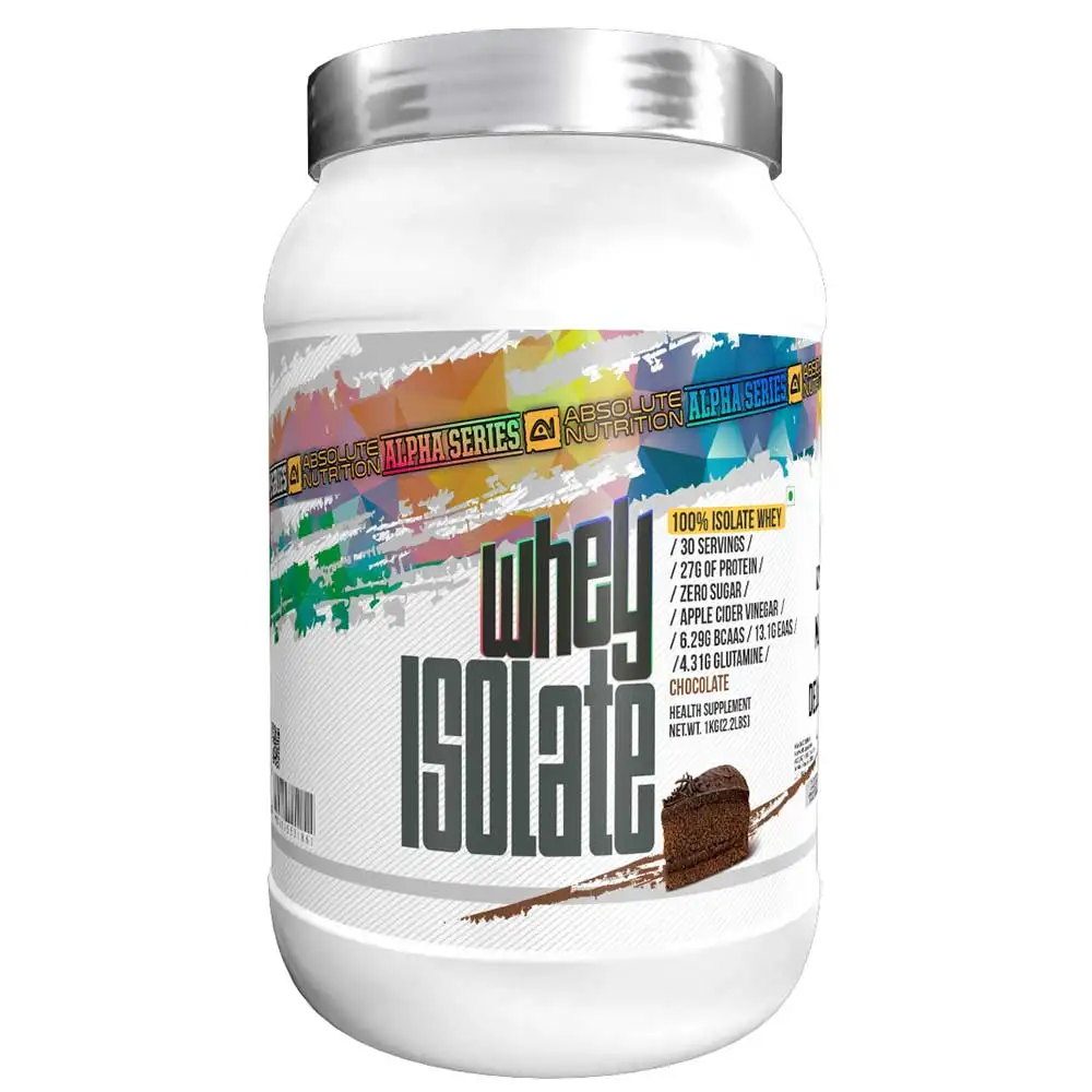 Absolute Nutrition Alpha Whey Isolate Protein,  2.2 lb  Chocolate Paradise