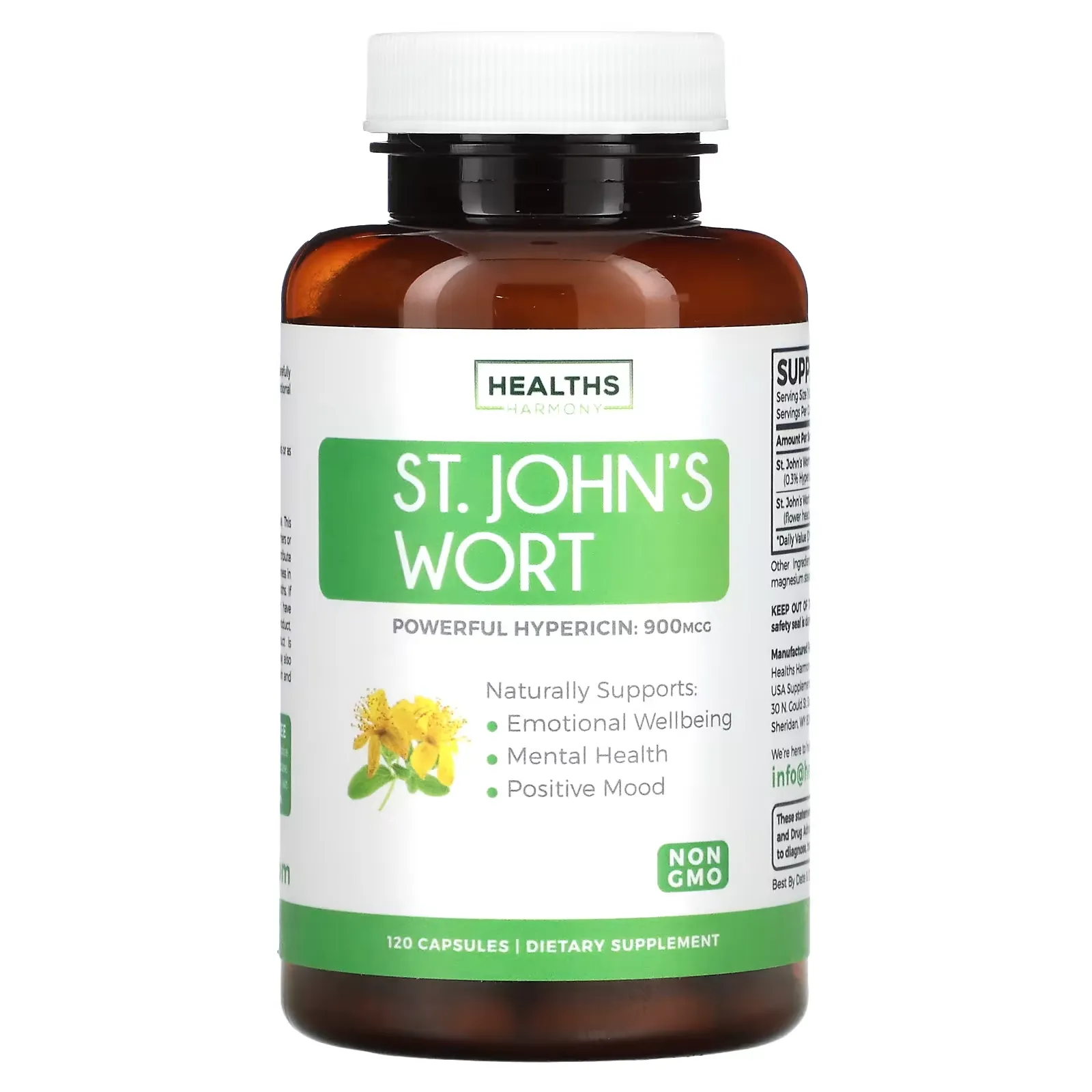 St. John's Wort, 120 Capsules