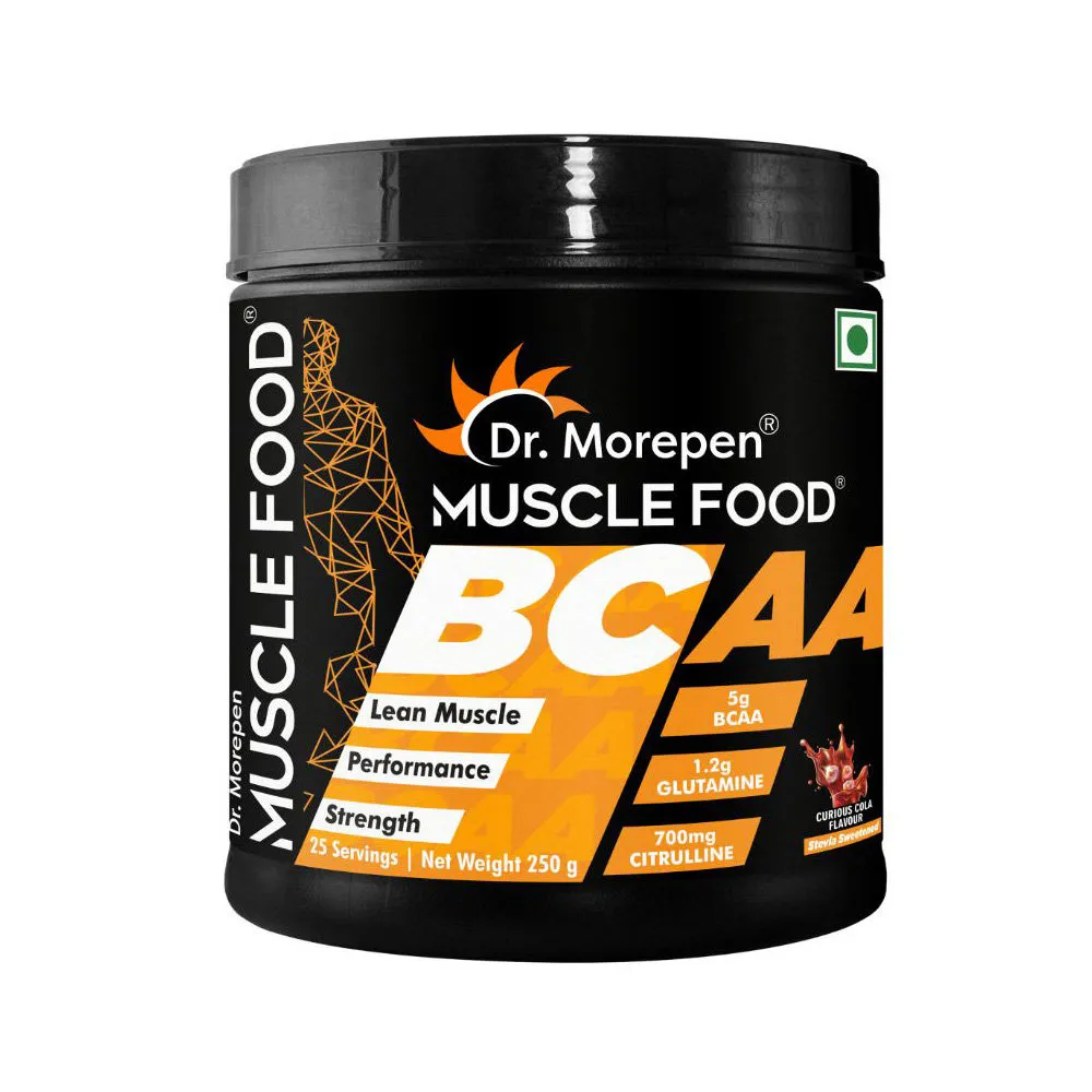 Dr. Morepen Muscle Food Bcaa For Lean Muscle & Strength - Curious Cola