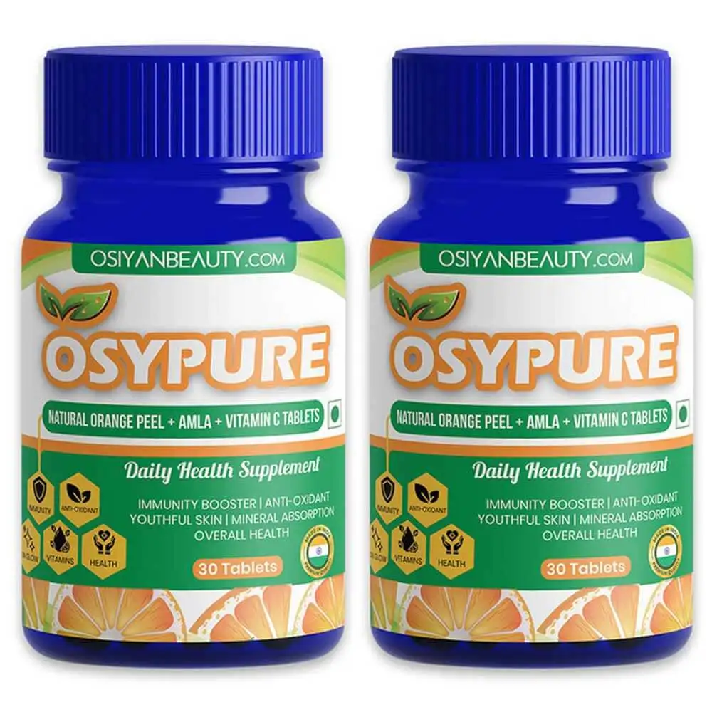 OSYPURE Natural Amla & Orange Peel Extract,  30 tablet(s)  Unflavoured Pack of 2