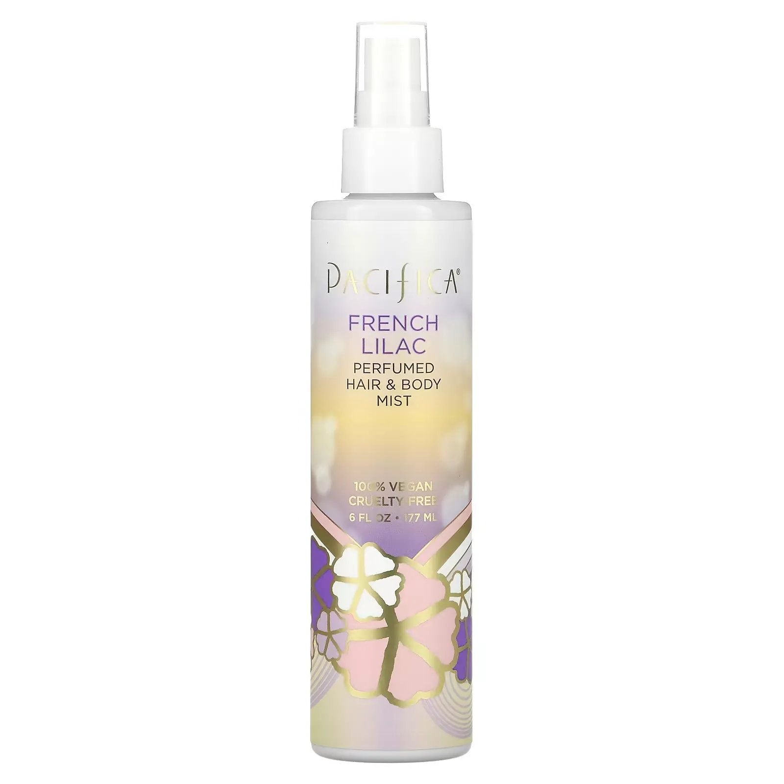 Perfumed Hair & Body Mist, French Lilac, 6 fl oz (177 ml)