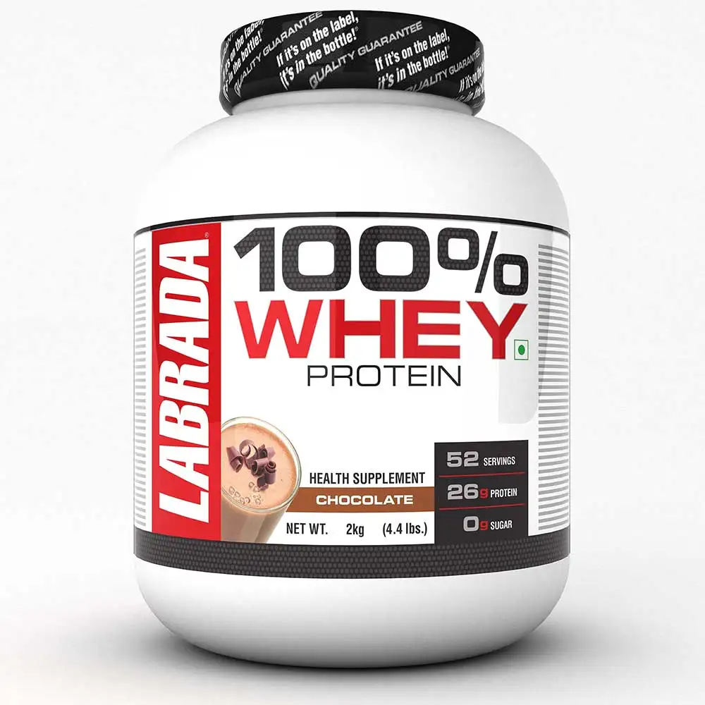 Labrada 100% Whey Protein,  4.4 lb  Chocolate