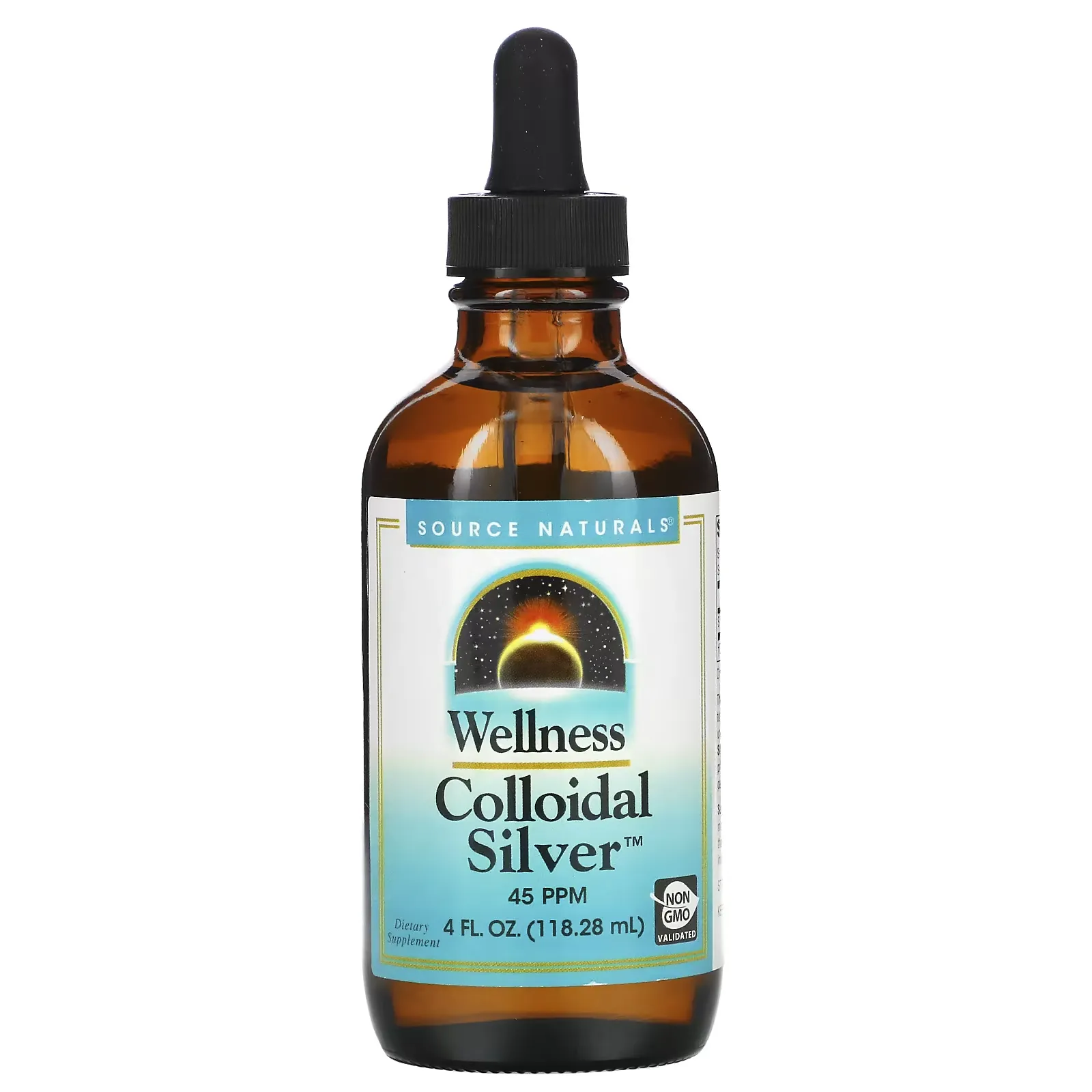 Wellness Colloidal Silver, 45 PPM, 4 fl oz (118.28 ml)