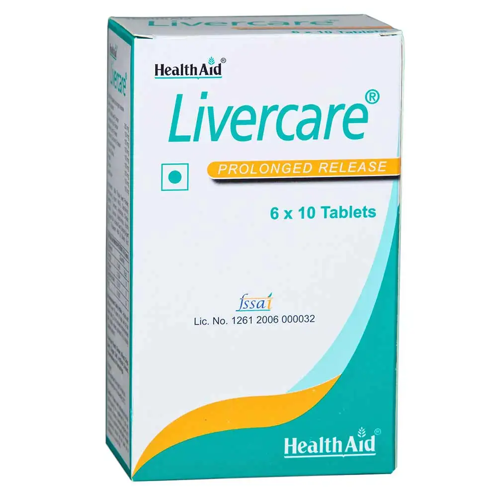 HealthAid Livercare (Prolonged Release),  60 tablet(s)