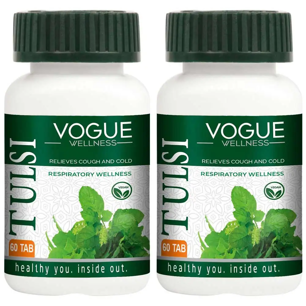 Vogue Wellness Tulsi - Pack of 2,  60 tablet(s)