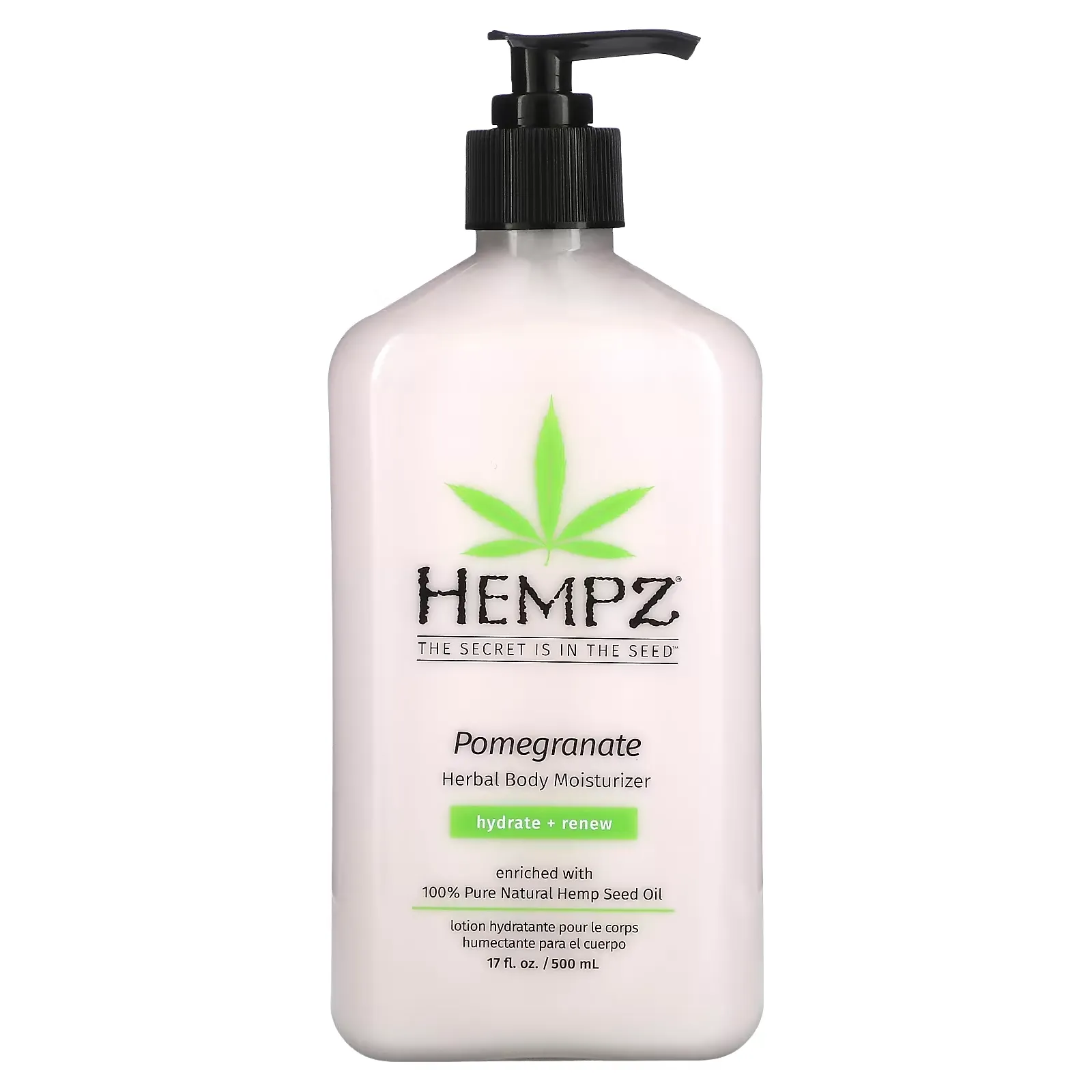 Pomegranate Herbal Body Moisturizer, 17 fl oz (500 ml)