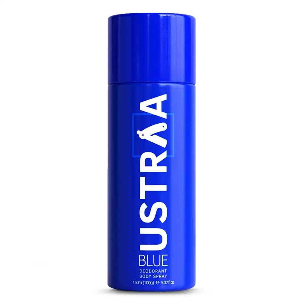 Ustraa Blue Deodorant Body Spray,  150 ml  for Men