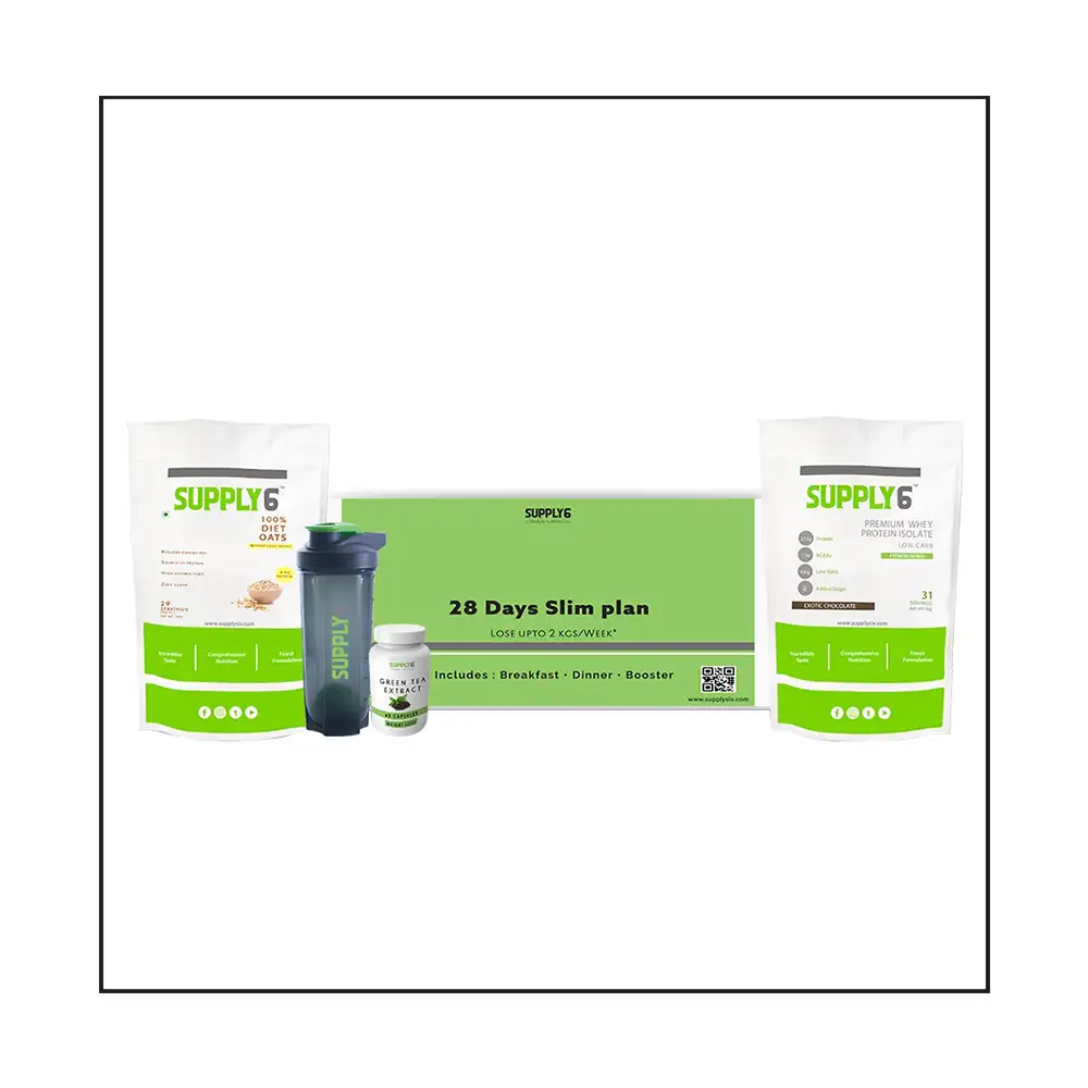 Supply6 28 Days Slim Plan Combo,  4 Piece(s)/Pack  Natural