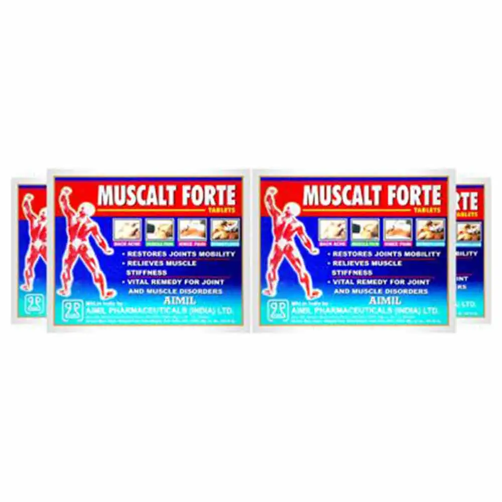 Aimil Muscalt Forte (Pack of 4),  30 tablet(s)