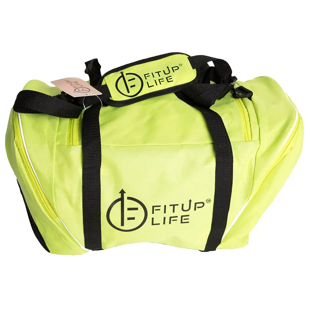 Fitup Life Gym Bag with High Density Fabric,  Green