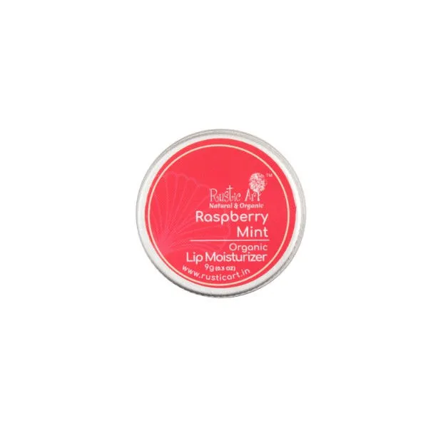 Rustic Art Natural & Organic Raspberry Mint Lip Moisturizer