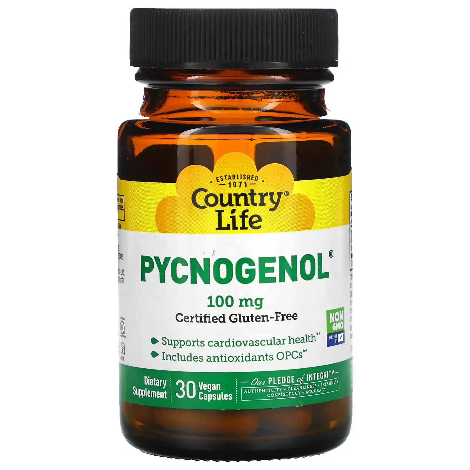 Pycnogenol, 100 mg, 30 Vegan Capsules