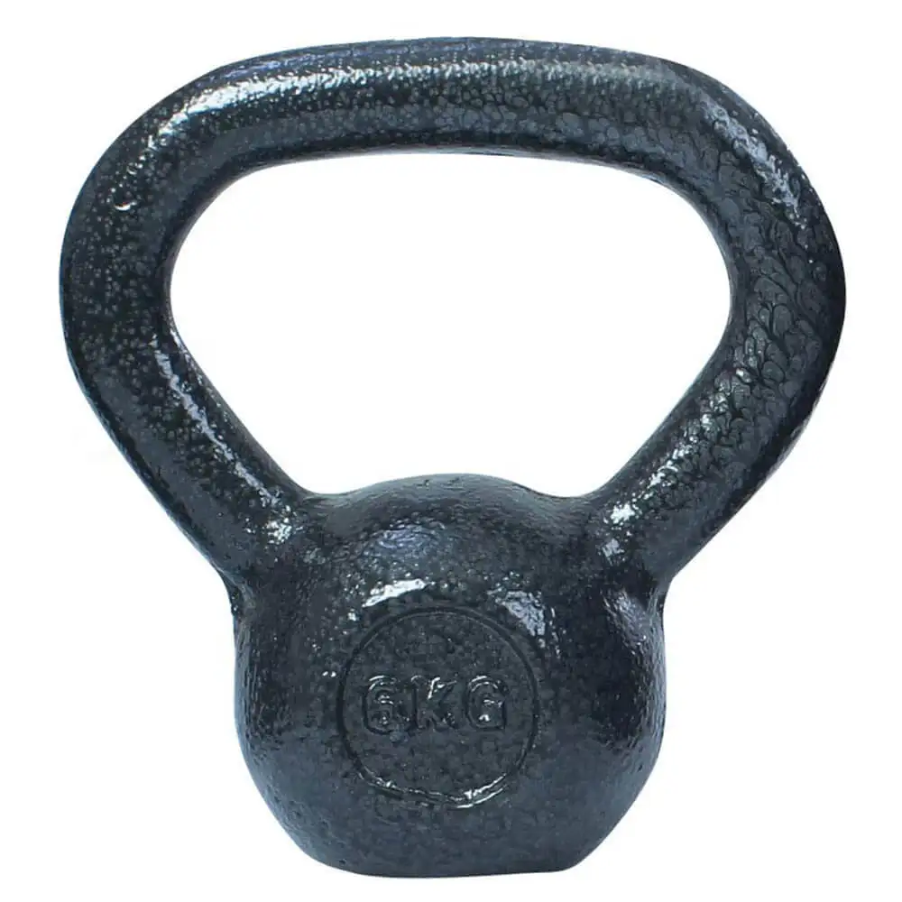 Fitsy Iron Kettelbell,  Black  6 kg