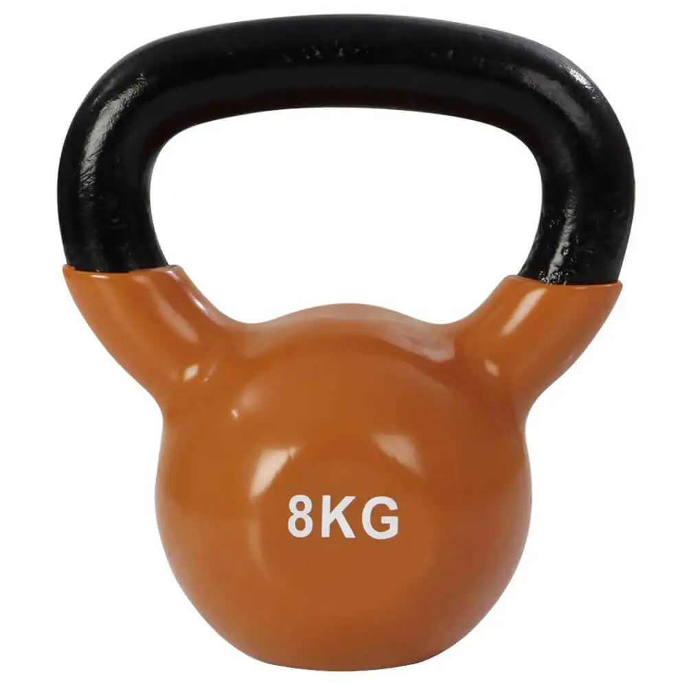 Fitsy Vinyl Kettlebell,  Orange  8 kg