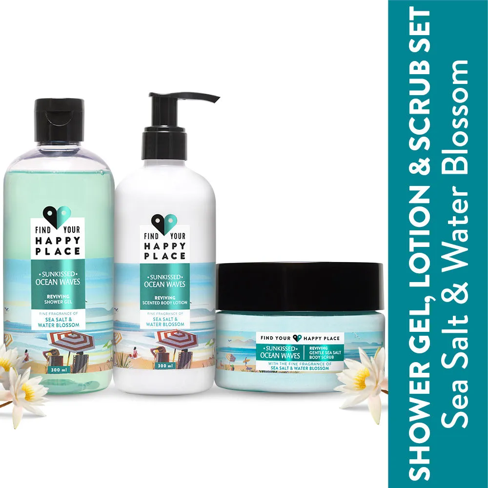 Find Your Happy Place Sunkissed Ocean Waves Body Care Kit