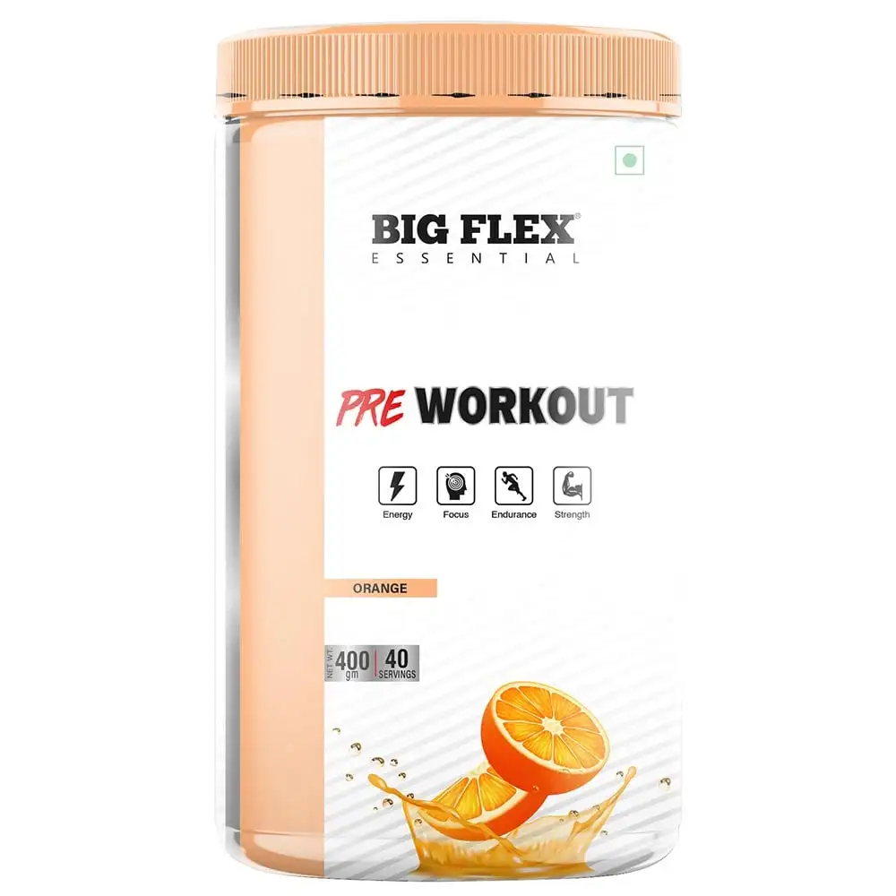 Big Flex Essential Pre Workout,  0.88 lb  Orange