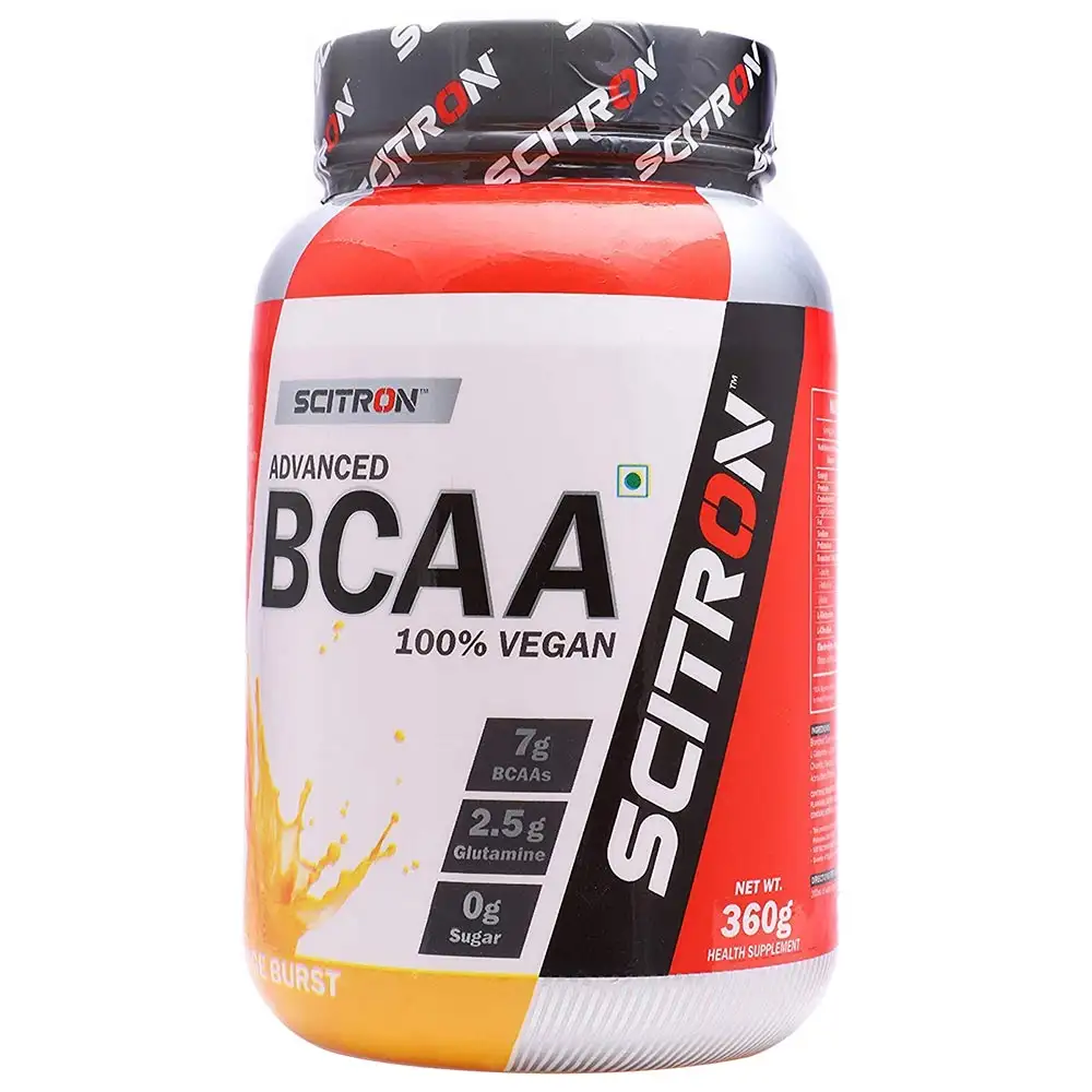 Scitron Advanced BCAA 100% Vegan,  0.79 lb  30 Servings  Orange Burst