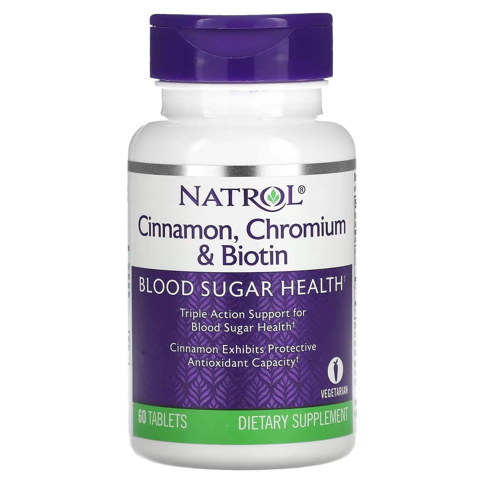 Cinnamon, Chromium & Biotin, 60 Tablets