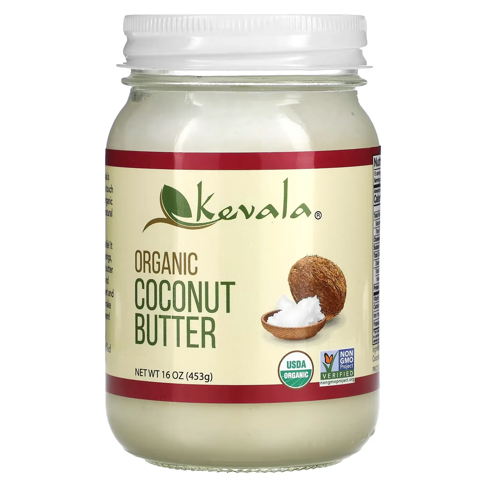 Organic Coconut Butter, 16 oz (453 g)